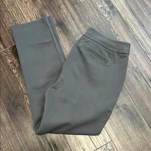 Ann Taylor Dark Gray Straight Leg Dress Pants